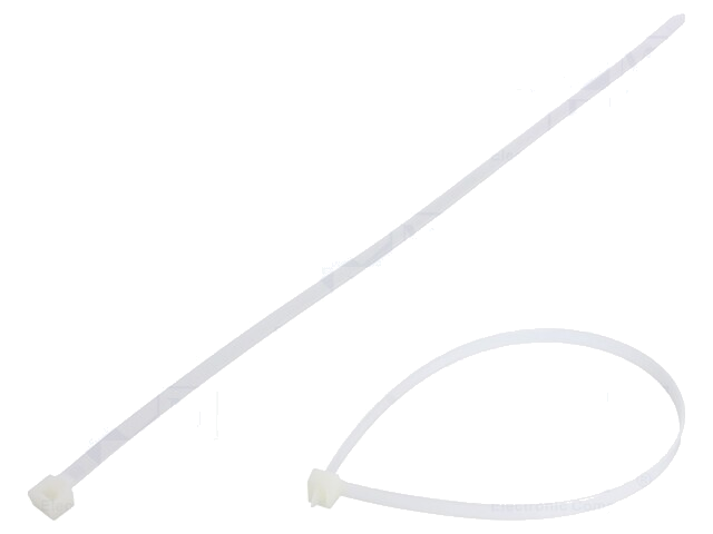 Kabelbinder; L: 368mm; W: 7,6mm; polyamide; 533N; natuurlijk Kabelbinder; L: 368mm; W: 7,6mm; polyamide; 533N; natuurlijk